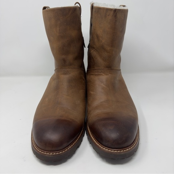 Ross & Snow Leather Shearling Boots - Picture 3 of 10